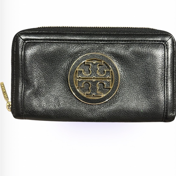 Tory Burch Leather Logo Long Wallet - Picture 1 of 14